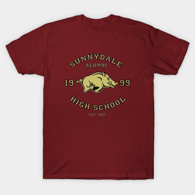 Sunnydale High Alumni T-Shirt by dankdesigns